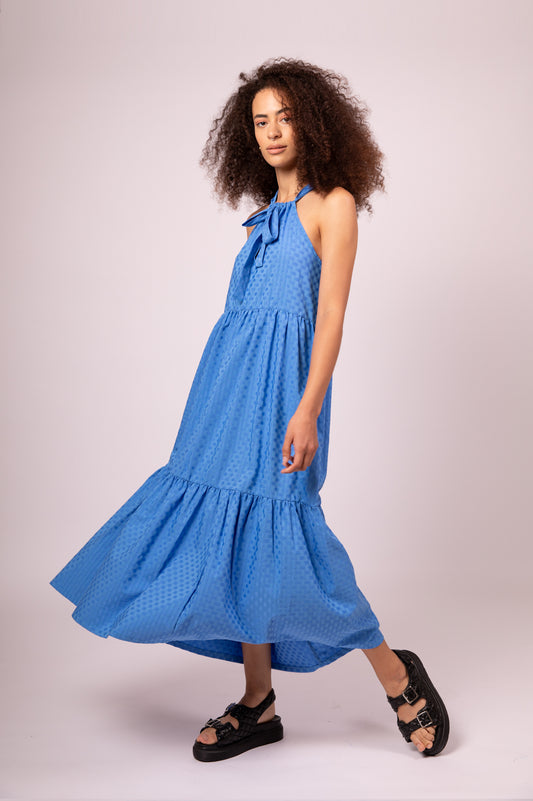 Blue maxi dress