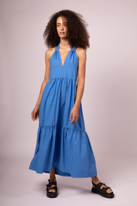 Blue maxi dress